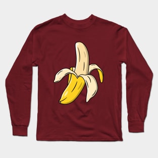 Half Peeled Banana Long Sleeve T-Shirt